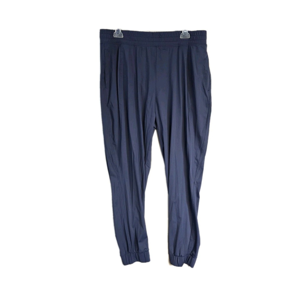 Avalanche Men's Nylon Joggers  Large Navy Blue